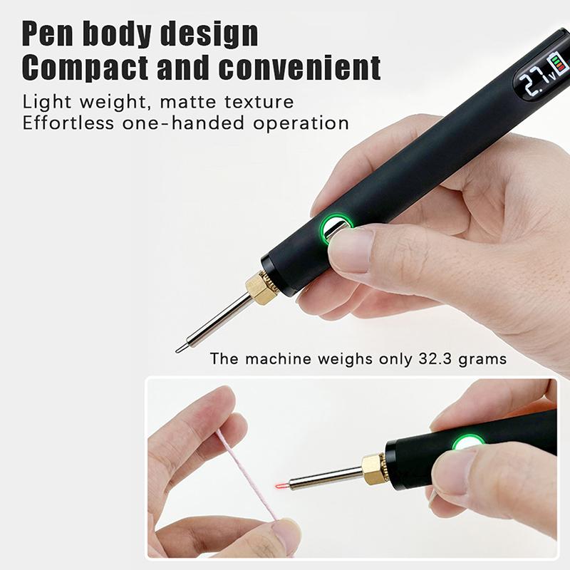 Electronics Repair Kit With Soldering Iron - Kit Mini Saldatore a Penna -