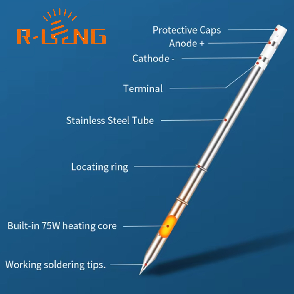 Electronics Repair Kit With Soldering Iron - Kit Stazione Saldante T12, Punte per