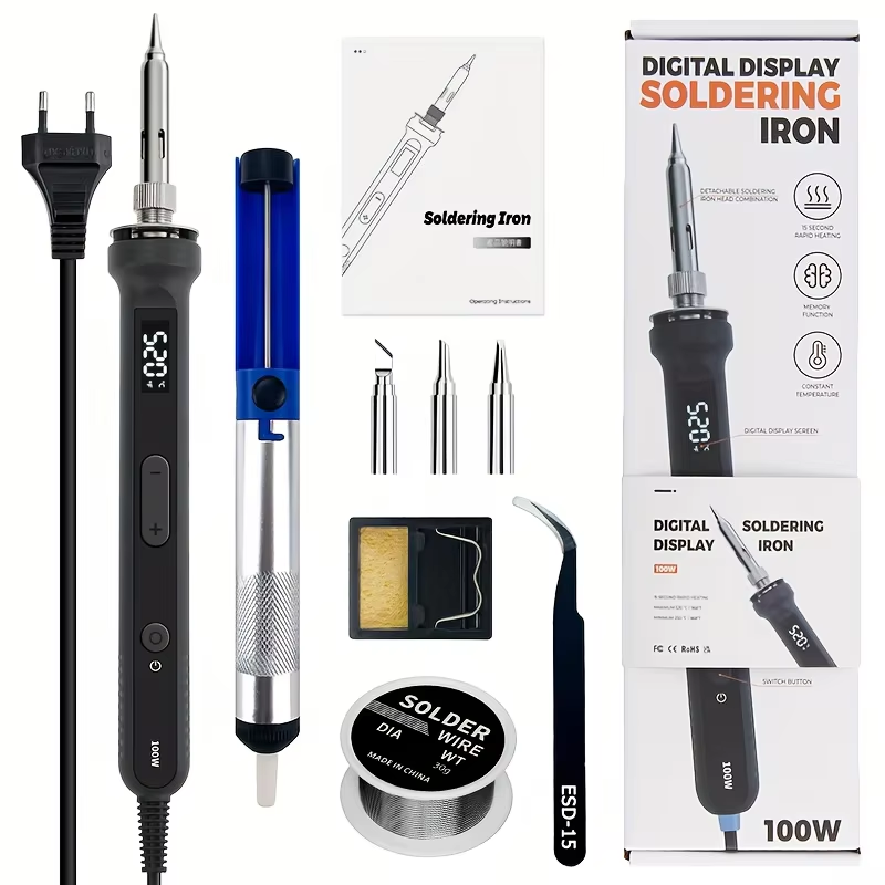 Kit Saldatore Digitale 100W co - Electronics Repair Kit With Soldering Iron recensione e prezzo
