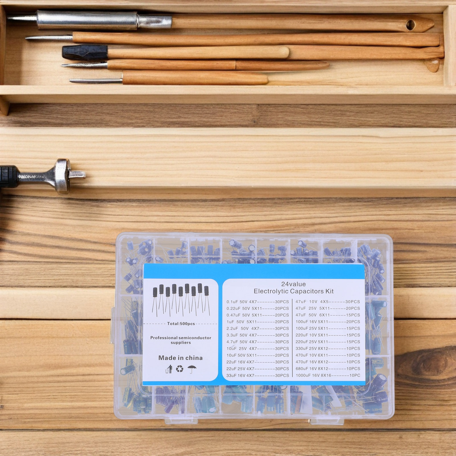 Kit di 500 Condensatori Elettr - Repair Electronics recensione e prezzo